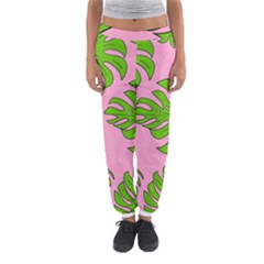 Leaves Tropical Plant Green Garden Women s Jogger Sweatpants by Alisyart