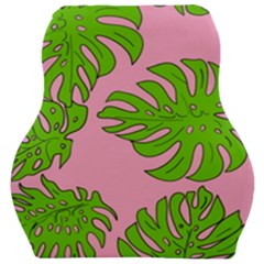 Leaves Tropical Plant Green Garden Car Seat Velour Cushion 