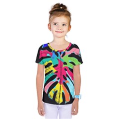 Leaf Tropical Colors Nature Leaves Kids  One Piece Tee