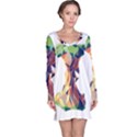 Illustrator Geometric Apple Long Sleeve Nightdress View1