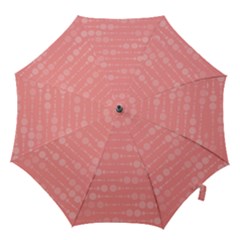 Background Polka Dots Pink Hook Handle Umbrellas (medium)