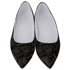 Black Rectangle Wallpaper Grey Women s Low Heels by Mariart