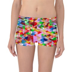 Background Triangle Rainbow Boyleg Bikini Bottoms by Mariart