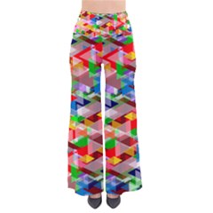 Background Triangle Rainbow So Vintage Palazzo Pants by Mariart