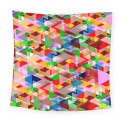 Background Triangle Rainbow Square Tapestry (large)