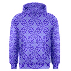 Blue Curved Line Men s Pullover Hoodie