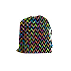 Abstract Geometric Drawstring Pouch (medium) by Mariart