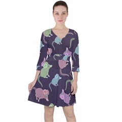Animals Mouse Ruffle Dress by Mariart