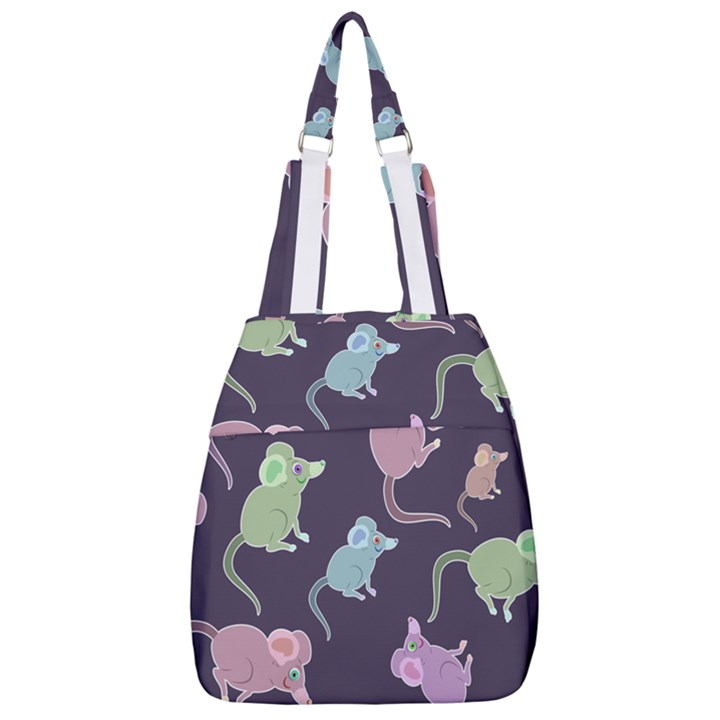 Animals Mouse Center Zip Backpack