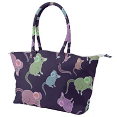 Animals Mouse Canvas Shoulder Bag by Mariart