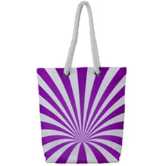 Background Whirl Wallpaper Full Print Rope Handle Tote (small)