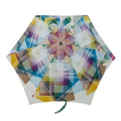 Abstract Background Mini Folding Umbrellas
