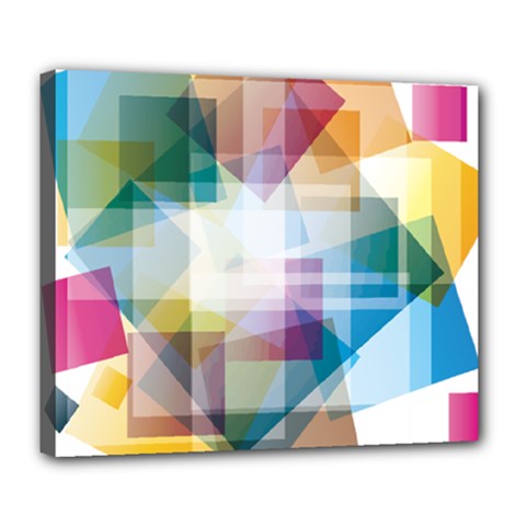Abstract Background Deluxe Canvas 24  X 20  (stretched)