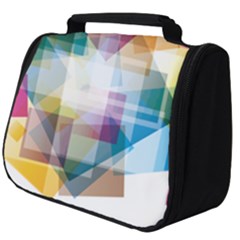 Abstract Background Full Print Travel Pouch (big)