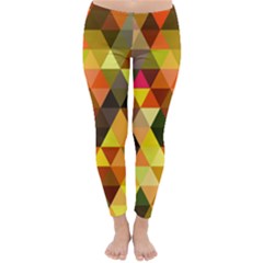 Abstract Geometric Triangles Shapes Classic Winter Leggings