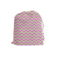 Abstract Chevron Drawstring Pouch (large)