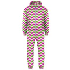 Abstract Chevron Hooded Jumpsuit (men)  by Mariart