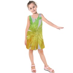 Abstract Background Tremble Render Kids  Sleeveless Dress