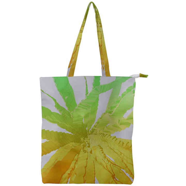 Abstract Background Tremble Render Double Zip Up Tote Bag