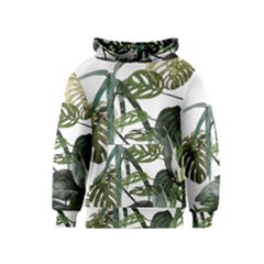 Botanical Illustration Palm Leaf Kids  Pullover Hoodie by Mariart