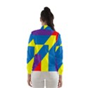 Colorful Red Yellow Blue Purple Windbreaker (Women) View2