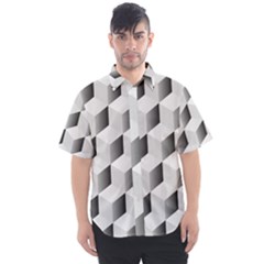 Cube Isometric Men s Short Sleeve Shirt