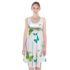 Butterfly Racerback Midi Dress