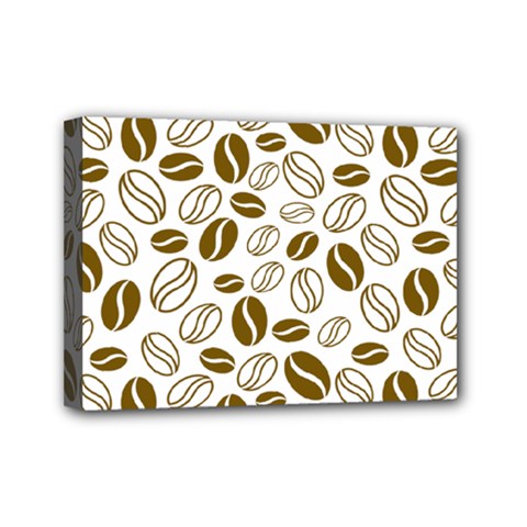 Coffee Beans Vector Mini Canvas 7  X 5  (stretched)