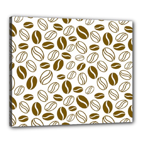 Coffee Beans Vector Canvas 24  X 20  (stretched)