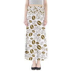 Coffee Beans Vector Full Length Maxi Skirt by Mariart