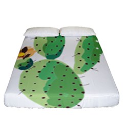 Cactaceae Thorns Spines Prickles Fitted Sheet (queen Size) by Mariart