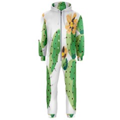 Cactaceae Thorns Spines Prickles Hooded Jumpsuit (men) 