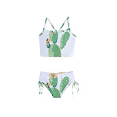 Cactaceae Thorns Spines Prickles Girls  Tankini Swimsuit