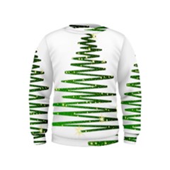 Christmas Tree Spruce Kids  Sweatshirt by Mariart