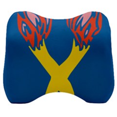 United States Army 196th Infantry Brigade Shoulder Sleeve Insignia Velour Head Support Cushion by abbeyz71