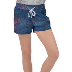 Cosmic Quest Women s Velour Lounge Shorts by WensdaiAmbrose