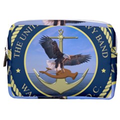 Seal Of United States Navy Band Make Up Pouch (medium) by abbeyz71