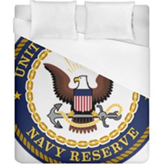 Seal Of United States Navy Reserve Duvet Cover (california King Size) by abbeyz71