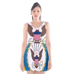 Seal Of United States Navy Reserve, 2005-2017 Scoop Neck Skater Dress by abbeyz71