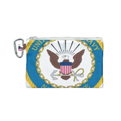 Seal Of United States Navy Reserve, 2005-2017 Canvas Cosmetic Bag (small) by abbeyz71