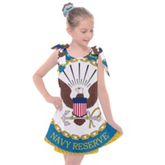 Seal Of United States Navy Reserve, 2005-2017 Kids  Tie Up Tunic Dress by abbeyz71