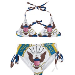 Seal Of United States Navy Reserve, 2005-2017 Kids  Classic Bikini Set by abbeyz71