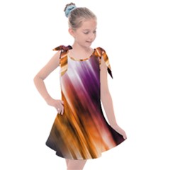 Rainbow Light Kids  Tie Up Tunic Dress by JezebelDesignsStudio