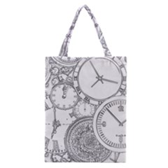 Time Goes On Classic Tote Bag by JezebelDesignsStudio