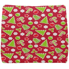 Christmas Paper Scrapbooking Pattern Seat Cushion by Mariart