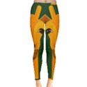 Giraffe Animals Zoo Inside Out Leggings View3