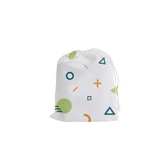 Geometry Triangle Line Drawstring Pouch (xs)