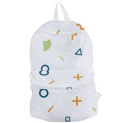 Geometry Triangle Line Foldable Lightweight Backpack