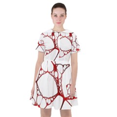 Fractals Cells Autopsy Pattern Sailor Dress by Mariart