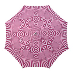 Hypnotic Psychedelic Abstract Ray Golf Umbrellas